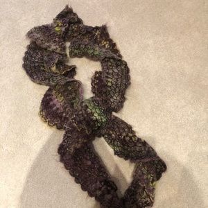 Italian Ruffle Knit Scarf
